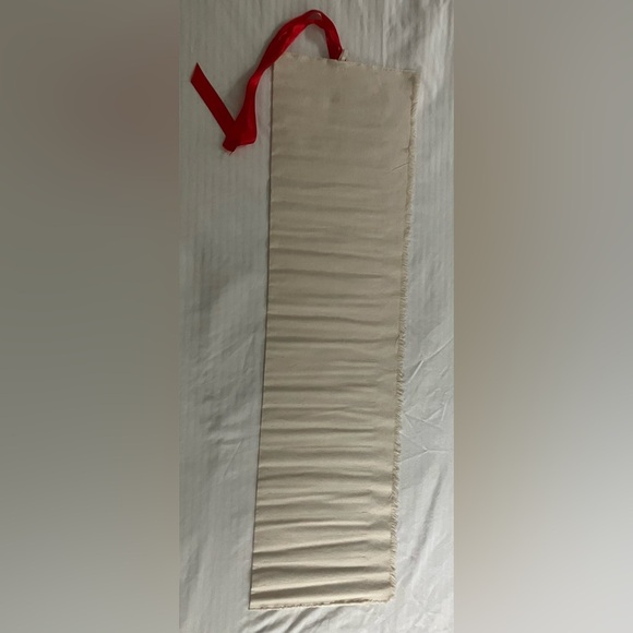 Artist pencil / brushes roll / wall display  canvas Advent Calendar Red Ribbon - Picture 6 of 11